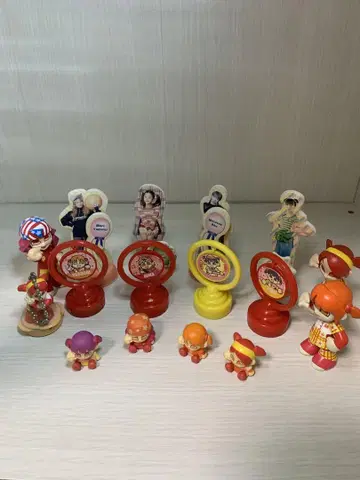 모닝구 무스메. 미니 모니 스탠드, 스탬프, 인형 세트