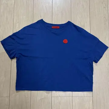 MAX&Co. 파랑 크롭 티셔츠