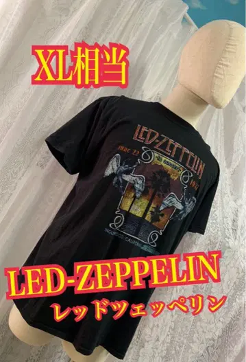 LED-ZEPPELIN 레드 제플린 밴딩 티셔츠 반팔 블랙 XL