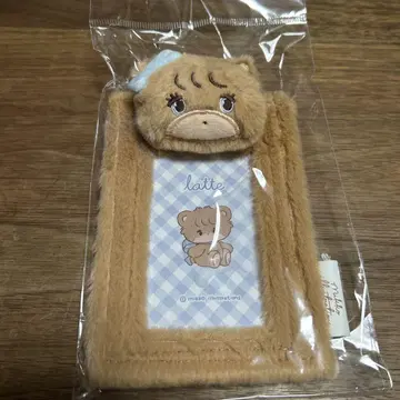 mikko 봉제 인형 포함 카드 케이스 트레이딩 카드 케이스 라떼