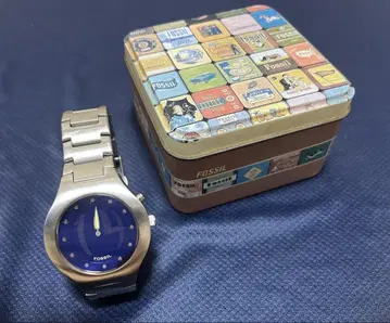 fossil big tic 파랑 정크제품 케이스 포함