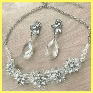비즈 목걸이 비즈 귀걸이