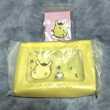 폼폼푸딩 나가노 콜라보 파우치 아크릴 클립
