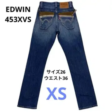EDWIN (에드윈) 453XVS 사이즈 26 허리 36