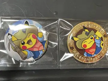 포켓몬 화석 박물관 캔뱃지 2세트