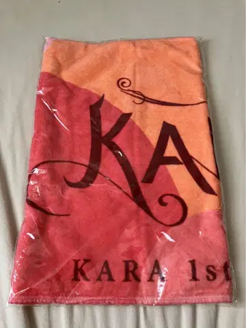 kara 1st 재팬 투어 타월 미개봉