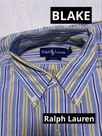 랄프 로렌 Ralph Lauren BLAKE 반팔 셔츠 스트라이프 L