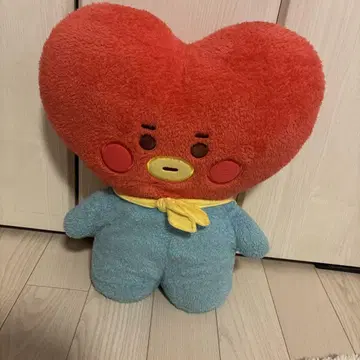 타타 봉제 인형 빅 빨간 하트 모양