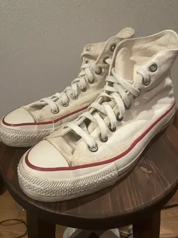80년대 CONVERSE ALL STAR 파랑 테두리 하이컷