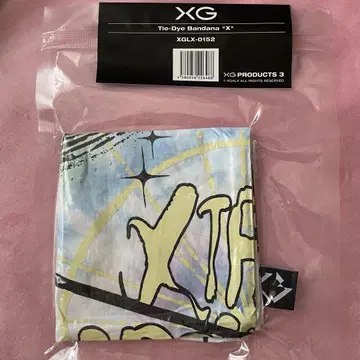 XG 반다나 타이다이 Tie-Dye Bandana 'X'