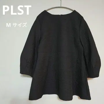 PLST 플라스테 자카드 페플럼 블라우스 M 사이즈