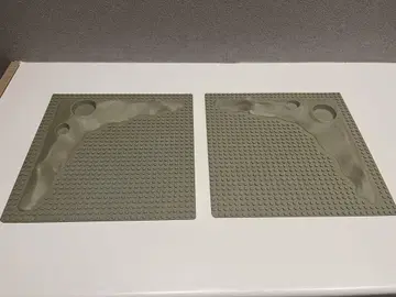LEGO 달 표면 플레이트 2개 세트 클래식 스페이스
