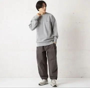 LOOPWHEELER 루프 휠러 Begin 별주 신형 목이 느슨한 맨투맨