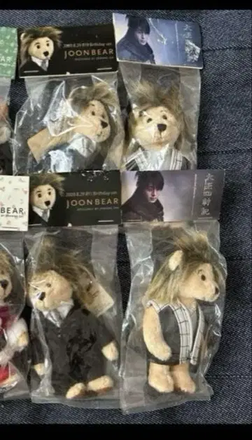 JOON BEAR 키링 배용준 4종 세트
