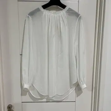 IENA 코튼 블라우스 화이트
