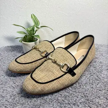 [ DIANA ] 캐주얼 로우힐 플랫 코인 로퍼 25.5cm