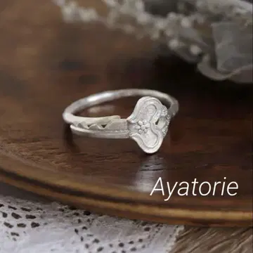 Ayatorie Flower key 반지 실버