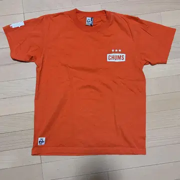 새상품급 CHUMS x Orion 오리온 맥주 티셔츠 오렌지 L