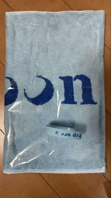moon drop 타월 러버 밴드 블루