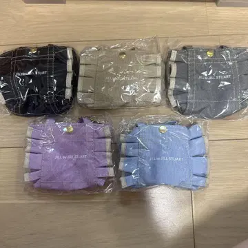 질스튜어트 미니 프릴 토트백 키링 전5종 컴프 가챠