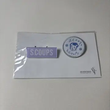 SEVENTEEN S.COUPS 네임 & 와펜 배지