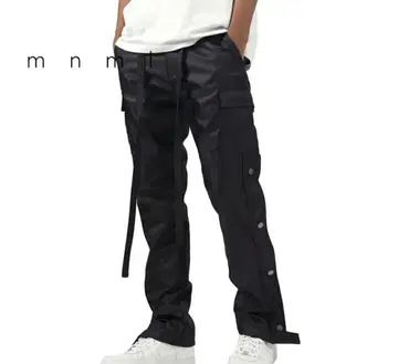 mnml Snap Zipper Cargo Pants 33 black