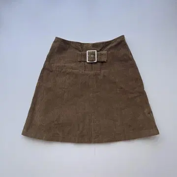 Agnes b 미니 스커트 브라운 그런지 웨스턴 90s 00s