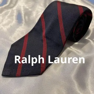 Ralph Lauren 랄프 로렌 네이비와 빨간색 스트라이프 넥타이