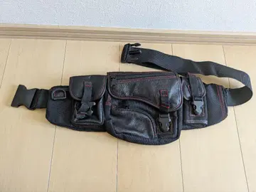 힙색 나일론 라무 가죽