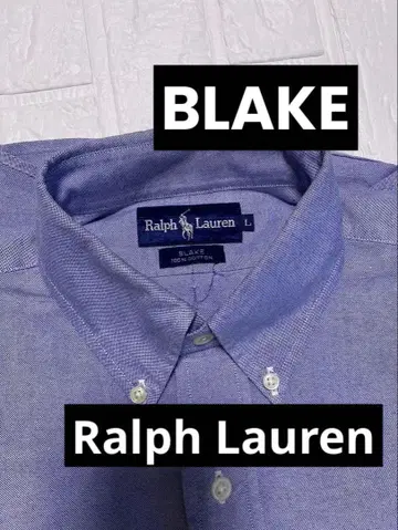 랄프 로렌 Ralph Lauren BLAKE 블루 반팔 셔츠 L