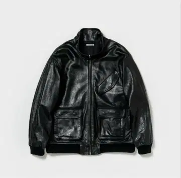 25 AW LAMB LEATHER ZIP BLOUSON 사이즈 3