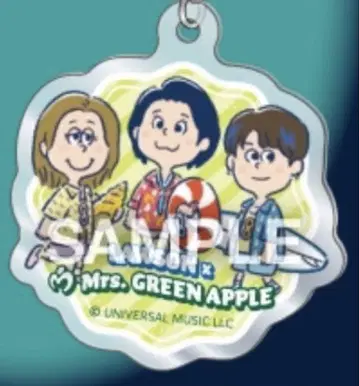 Mrs. GREEN APPLE 피요르드 키링 회장 한정 로손