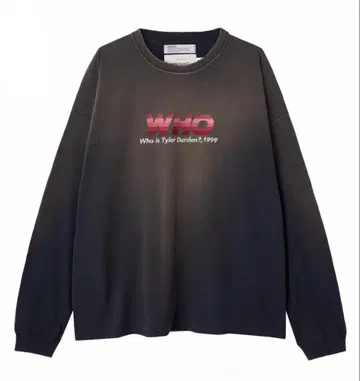 dairiku 다이리쿠 WHO VINTAGE THEME T 롱T