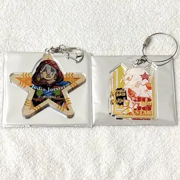 죠디오 2종 와이어 키링 아크릴 키링 죠죠월드