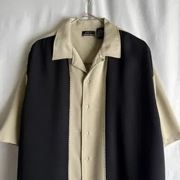 90s JET STARTWR 루프 칼라 레이온 셔츠 XL