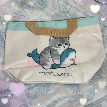 mofusand 모프샌드 런치 토트백 보냉백, 상어냥