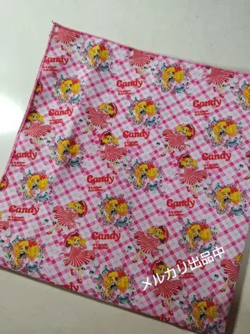캔디 캔디 반다나 핑크 린