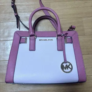 MICHAEL KORS 숄더백 핑크/화이트 새상품급
