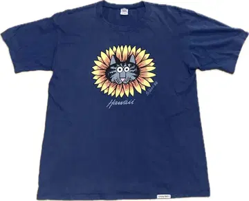 90년대 USA산 Crazyshirts 크리반 캣 티셔츠