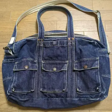 UES 웨스 데님 보스턴 백