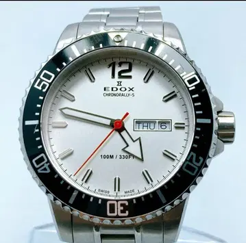 EDOX 에독스 84300 크로노랠리 S 데이데이트 남성용 손목시계