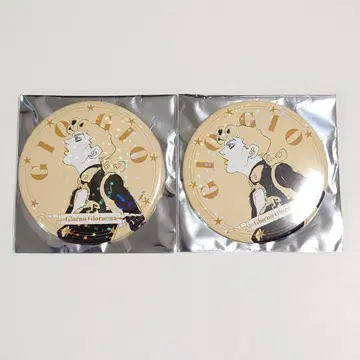 죠죠월드 JOJO WORLD 홀로그램 캔뱃지 죠르노 2개