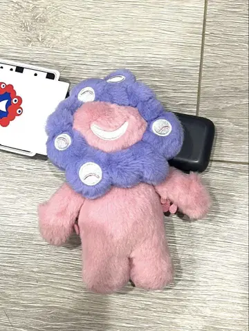 먄먀크 봉제 인형 만박 한정 핑크 보라색 퍼플 파스텔 키링