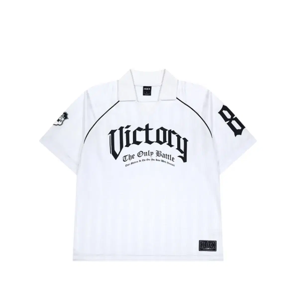 【韓国 HDEX】VICTORY STRIPED COLLAR SHORT SLEEVE HDEX | エイチデックス