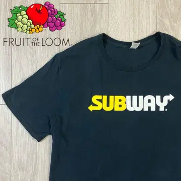 SUBWAY 미국 빈티지 의류 빈티지 로고 구제 의류 티셔츠 패션
