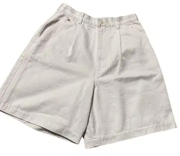 LACOSTE 라코스테 반바지 하프 팬츠 화이트 로고 40 L 사이즈