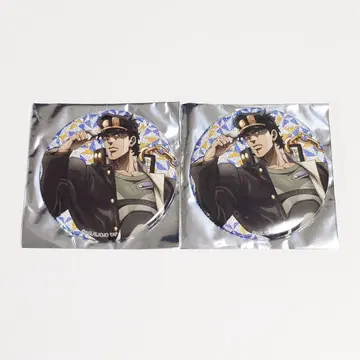 죠죠월드 JOJO WORLD 글리터 캔뱃지 쿠죠 죠타로 2개