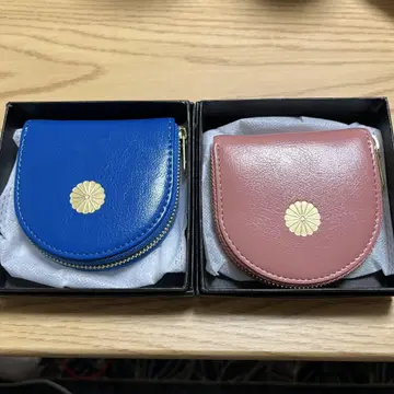 고쿄 코인 케이스 동전 지갑 파랑 & 사쿠라색 세트