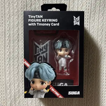 TinyTAN FIGURE KEYRING Tmoney Card SUGA