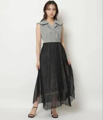 리랜드  Rirandture 세일러 카라 자켓 원피스